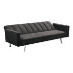 HIT  Καναπές / Κρεβάτι Σαλονιού - Καθιστικού / Ύφασμα Σκούρο Γκρι 198x86x81cm Bed:180x104x41cm