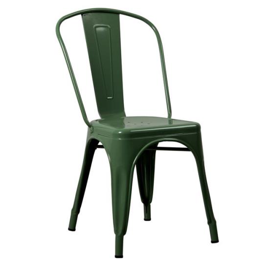 RELIX Καρέκλα - Μέταλλο Βαφή Πράσινο 44x49x84cm
