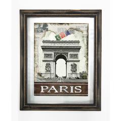 Διακοσμητικό Τοίχου "Paris" - Ξύλινη Κορνίζα
