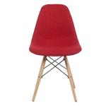 COZY Καρέκλα με ύφασμα Κόκκινο 46x46x83cm