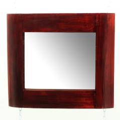 Καθρέπτης τοίχου Κόκκινο Ξύλο 80x60cm