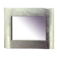 Καθρέπτης τοίχου Ασημί Ξύλο 80x60cm