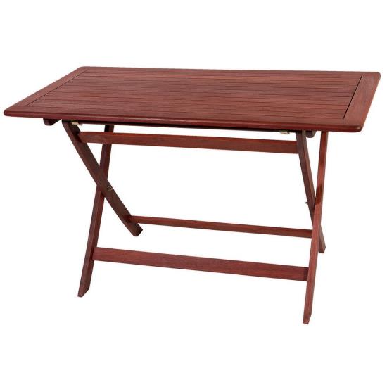 Ξύλινο ,Παραλ/μο Πτυσσόμενο Τραπέζι Red Shorea 120 x 75cm