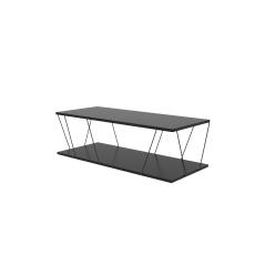 PWF-0426 Τραπέζι σαλονιού μαύρο 120x30x50cm