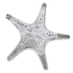Starfish Επιτραπέζιο διακοσμητικό Διάφανο Γυαλί 30x30x7cm