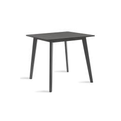 Benson Τραπέζι MDF με καπλαμά χρώμα rustic grey 80x80x75 cm