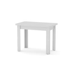 Τραπέζι Celeste pakoworld λευκό 100x60x73.5εκ