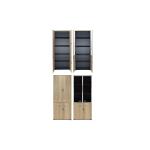 Lotus Nτουλάπα γραφείου τετράφυλλη με 4 πόρτες χρώμα φυσικό-ανθρακί 160x40,5x200 cm
