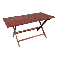 Ξύλινο ,Παραλ/μο Πτυσσόμενο Τραπέζι Red Shorea 150 x 80cm