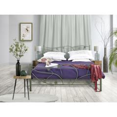 Κρεβάτι Νο38 Μεταλλικό σε χρώμα ελιά-σαγρέ για στρώμα 140x190cm