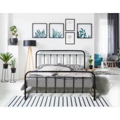Κρεβάτι Νο67 Μεταλλικό σε χρώμα μάυρο για στρώμα 150x200cm