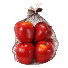 Τεχνητά μήλα Σετ/6 κόκκινο Πορσελάνη 21x21x13cm