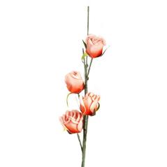 Λουλούδι τεχνητό Πορτοκαλί Πλαστικό 88cm
