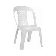 Καρέκλα Πλαστική Estella Λευκή 45Χ46Χ85εκ.