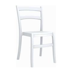 Καρέκλα Πολυπροπυλενίου Tiffany White 45Χ51Χ85εκ.