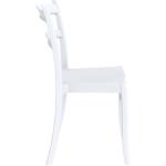 Καρέκλα Πολυπροπυλενίου Tiffany White 45Χ51Χ85εκ.