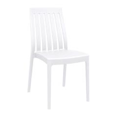 Καρέκλα πολυπροπυλενίου Soho white 45X55X89εκ