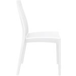 Καρέκλα πολυπροπυλενίου Soho white 45X55X89εκ