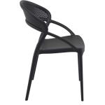 Καρέκλα Πολυπροπυλενίου Sunset Black 54Χ56Χ82εκ.