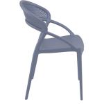 Καρέκλα Πολυπροπυλενίου Sunset Dark Grey 54Χ56Χ82εκ.