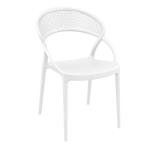 Καρέκλα Πολυπροπυλενίου Sunset White 54Χ56Χ82εκ.