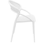 Καρέκλα Πολυπροπυλενίου Sunset White 54Χ56Χ82εκ.