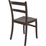 Καρέκλα Πολυπροπυλενίου Tiffany Dark Brown 45Χ51Χ85εκ.