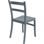Καρέκλα Πολυπροπυλενίου Tiffany Dark Grey 45Χ51Χ85εκ.
