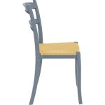Καρέκλα Πολυπροπυλενίου Tiffany-S Dark Grey 45Χ51Χ85εκ.