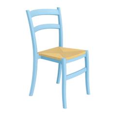 Καρέκλα Πολυπροπυλενίου Tiffany-S Light Blue 45Χ51Χ85εκ.