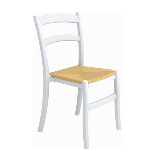 Καρέκλα Πολυπροπυλενίου Tiffany-S White 45Χ51Χ85εκ.