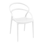 Καρέκλα Πολυπροπυλενίου Pia White 54Χ56Χ82εκ.
