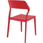 Καρέκλα Πολυπροπυλενίου Snow Red 52X56X83εκ.
