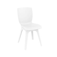Καρέκλα Πολυπροπυλενίου Mio PP White White 44Χ56Χ84εκ.