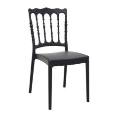 Καρέκλα Πολυπροπυλενίου Napoleon Black 45X55X92εκ.