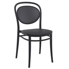 Καρέκλα Πολυπροπυλενίου Marcel Black 45Χ52Χ85εκ.