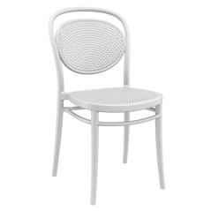 Καρέκλα Πολυπροπυλενίου Marcel White 45Χ52Χ85εκ.