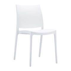 Καρέκλα Πολυπροπυλενίου Maya White 44Χ50Χ81εκ.