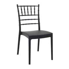 Καρέκλα Πολυπροπυλενίου Josephine Black 45X55X92εκ.