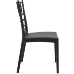 Καρέκλα Πολυπροπυλενίου Josephine Black 45X55X92εκ.