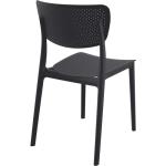 Καρέκλα Πολυπροπυλενίου Lucy Black 45Χ53Χ82εκ.
