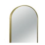 Καθρέπτης αλουμινίου σχ.αψίδα,χρυσό χρ.,51x152cm