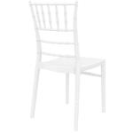 Καρέκλα Ακρυλική Chiavari Glossy White 45X51X91εκ.