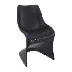 Καρέκλα Πολυπροπυλενίου Bloom Black 50X58X85εκ.