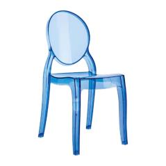 Καρέκλα Ακρυλική Baby Elizabeth Blue Transparent 30Χ34Χ63εκ.