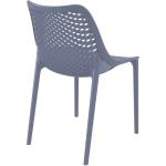 Καρέκλα Πολυπροπυλενίου Air Dark Grey 50Χ60Χ82εκ.