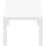 Τραπέζι Πολυπροπυλενίου Επεκτεινόμενο Vegas White 100X260/300X75εκ.