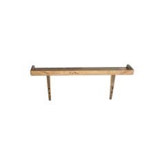 Ραφιέρα τοίχου-κονσόλα Slade pakoworld καρυδί 69x11.5x27.5εκ