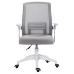 Καρέκλα γραφείου A1180W Λευκό/Γκρι mesh με Ανάκλιση 56Χ60Χ88/96εκ.