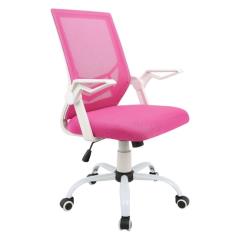 Καρέκλα Γραφείου A1400-W Λευκό/Ροζ mesh με Ανάκλιση 61Χ57Χ92-102εκ.